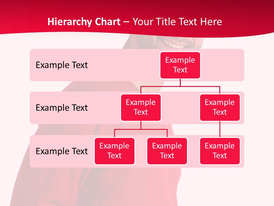 A Man In A Red Shirt Is Smiling PowerPoint Template