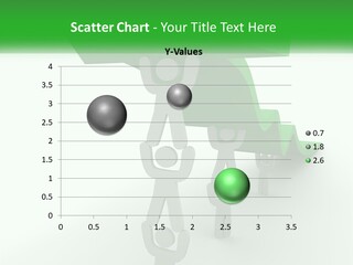 A Group Of People Holding Up A Green Arrow PowerPoint Template