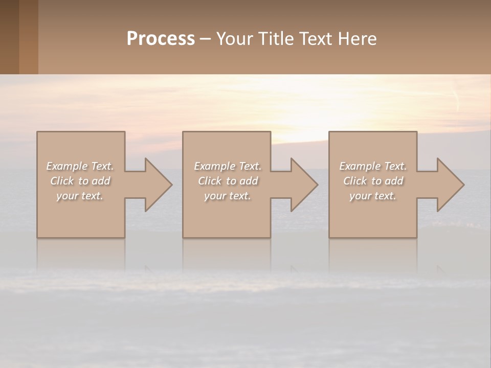 A Sailboat In The Ocean At Sunset PowerPoint Template