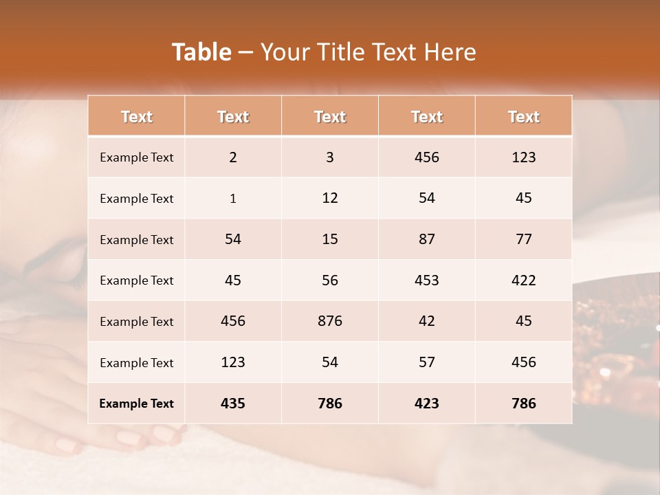 A Woman Getting A Massage At A Spa PowerPoint Template