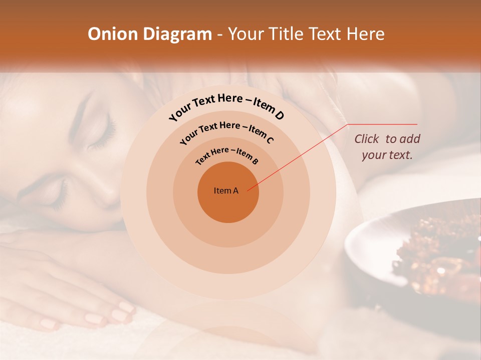 A Woman Getting A Massage At A Spa PowerPoint Template