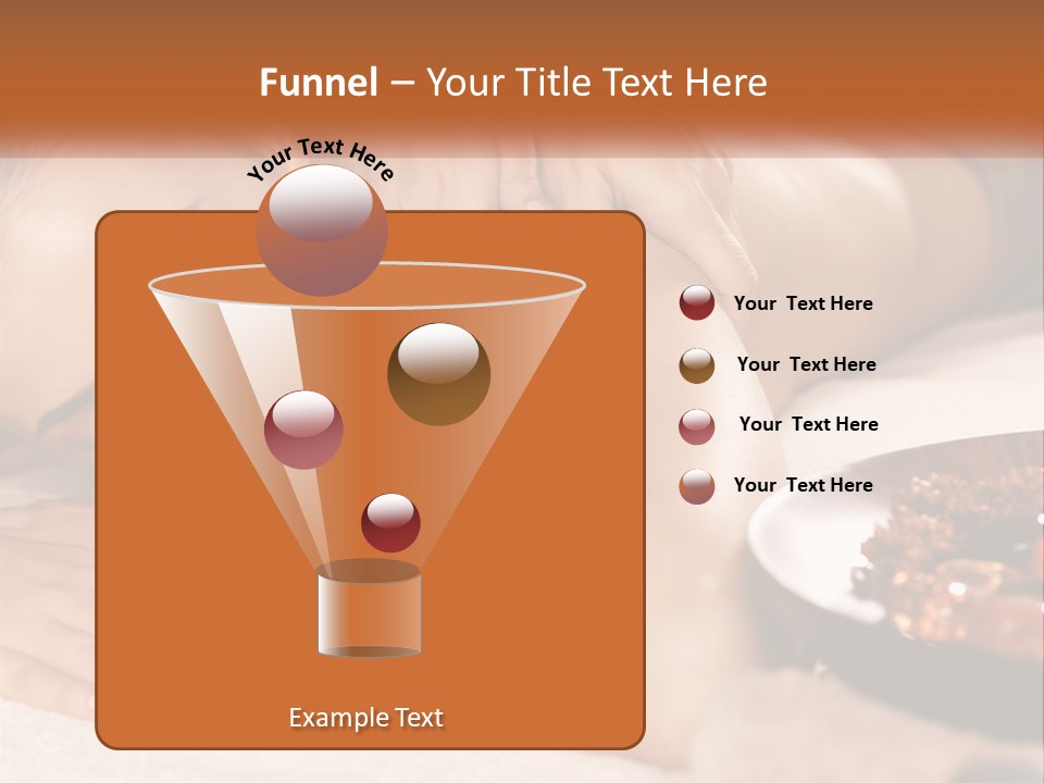 A Woman Getting A Massage At A Spa PowerPoint Template