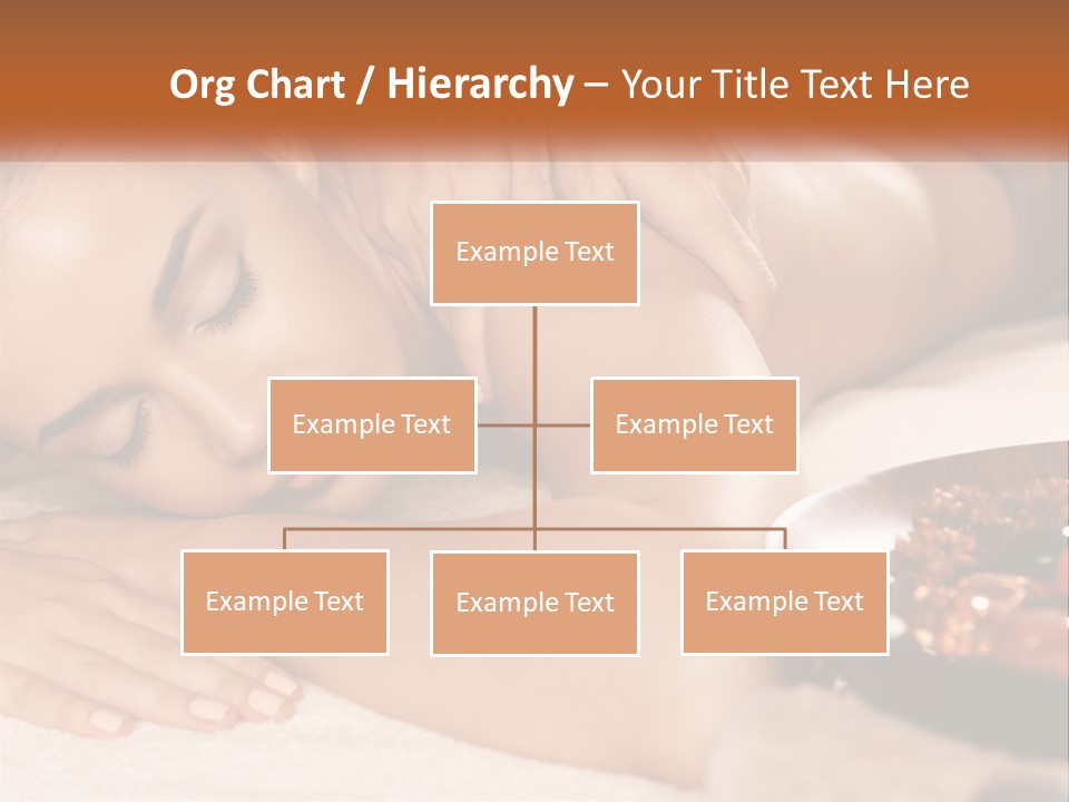 A Woman Getting A Massage At A Spa PowerPoint Template