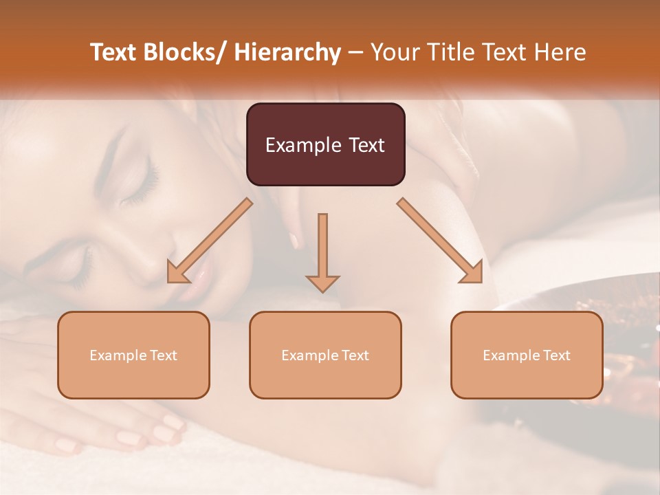 A Woman Getting A Massage At A Spa PowerPoint Template