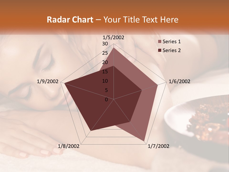 A Woman Getting A Massage At A Spa PowerPoint Template