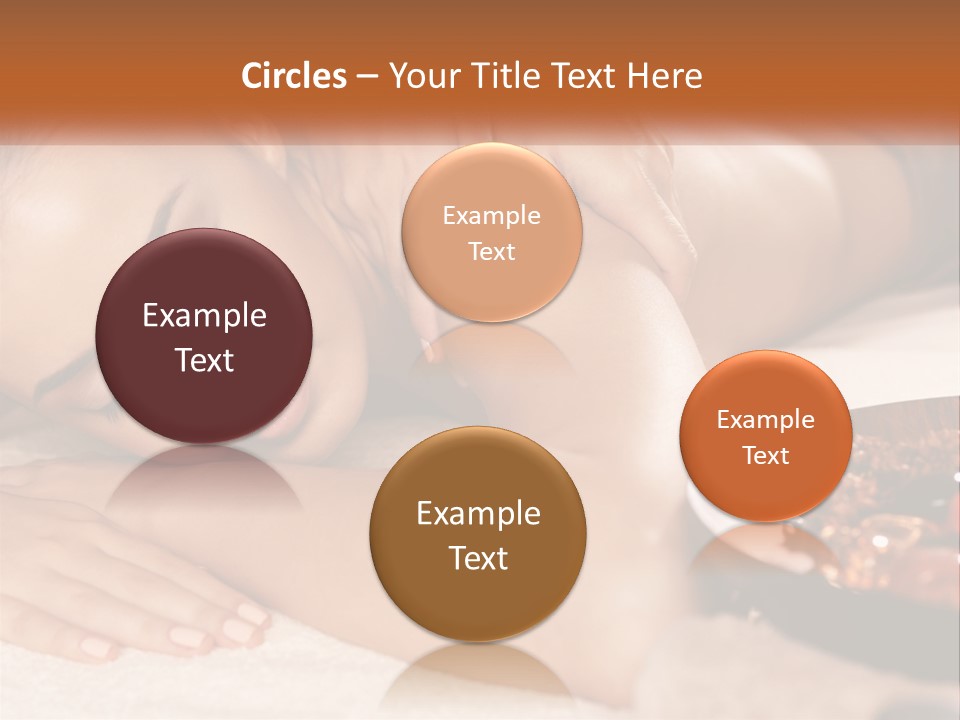 A Woman Getting A Massage At A Spa PowerPoint Template