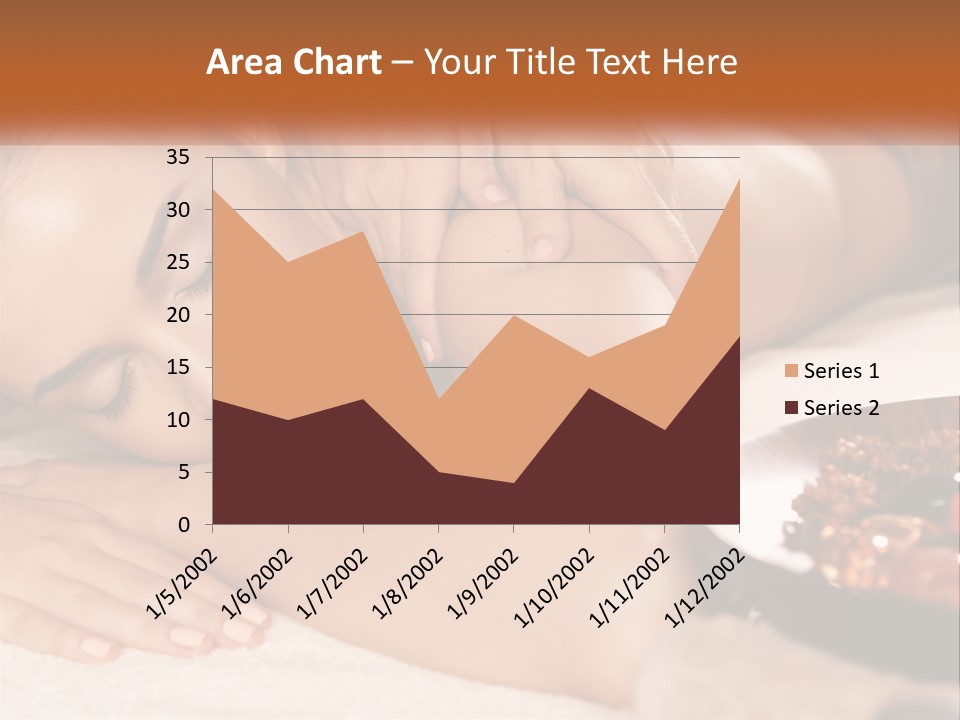 A Woman Getting A Massage At A Spa PowerPoint Template