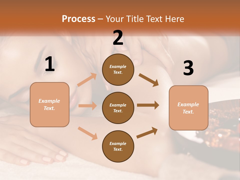A Woman Getting A Massage At A Spa PowerPoint Template