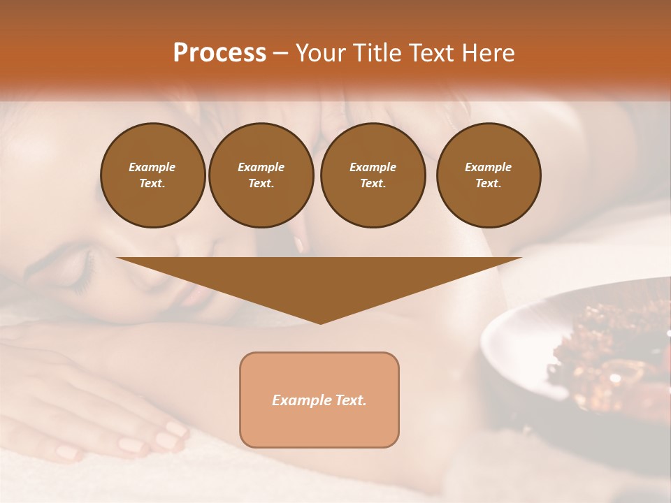 A Woman Getting A Massage At A Spa PowerPoint Template