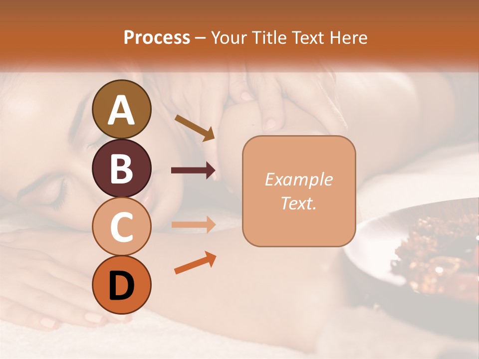 A Woman Getting A Massage At A Spa PowerPoint Template