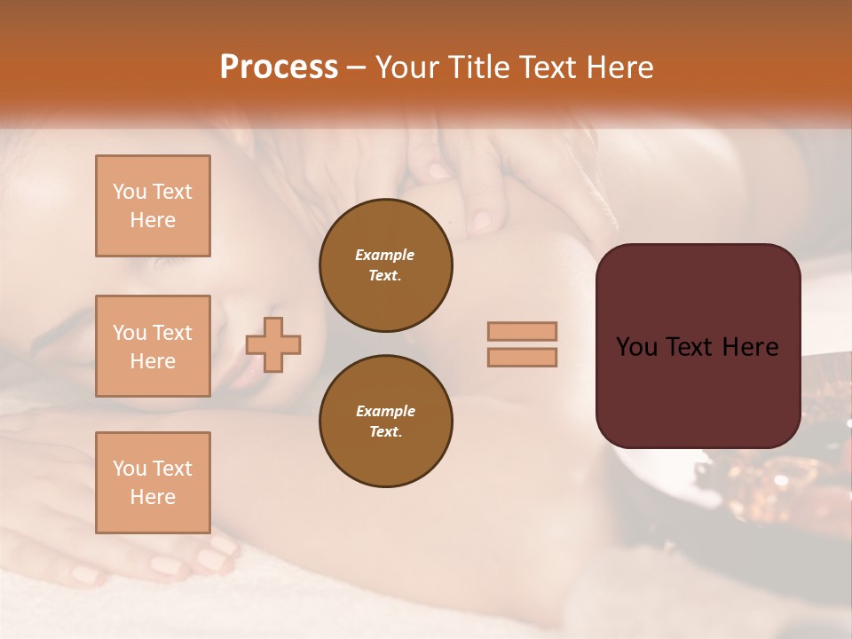 A Woman Getting A Massage At A Spa PowerPoint Template