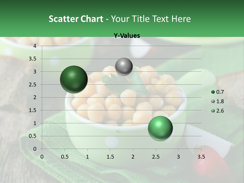A Green Bowl Filled With Corn On Top Of A Table PowerPoint Template