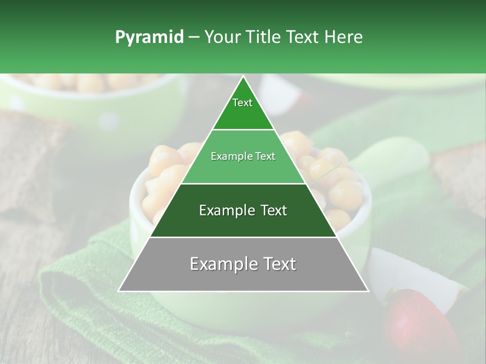 A Green Bowl Filled With Corn On Top Of A Table PowerPoint Template