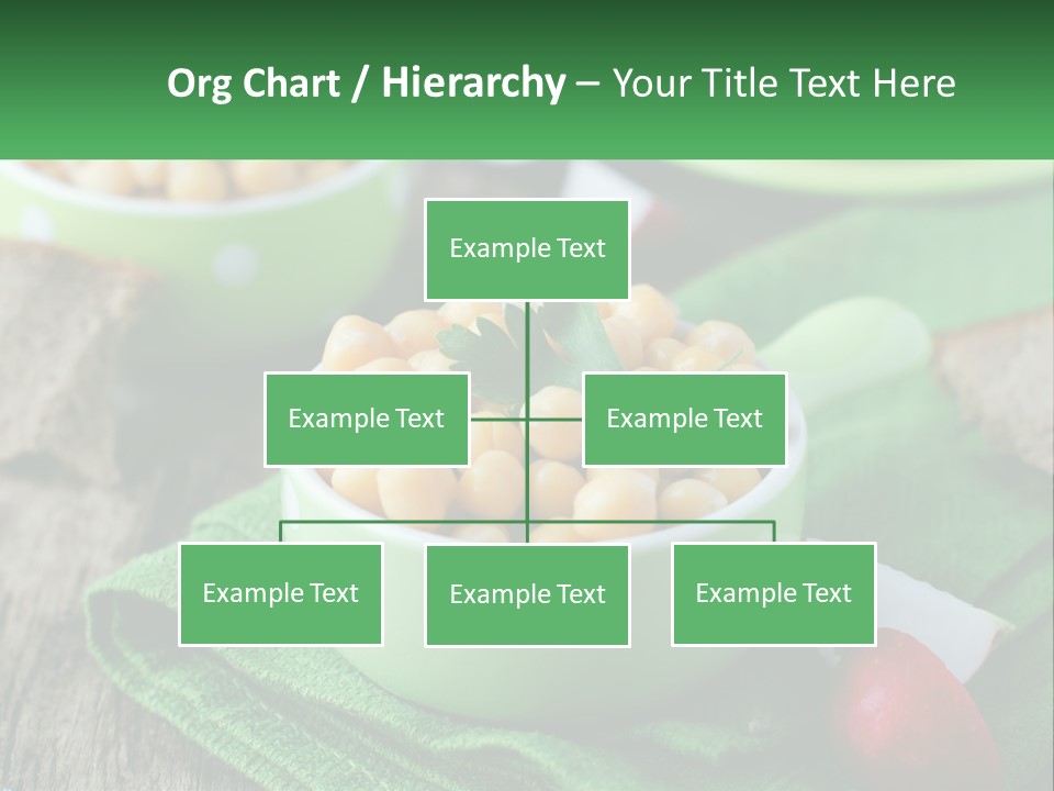 A Green Bowl Filled With Corn On Top Of A Table PowerPoint Template