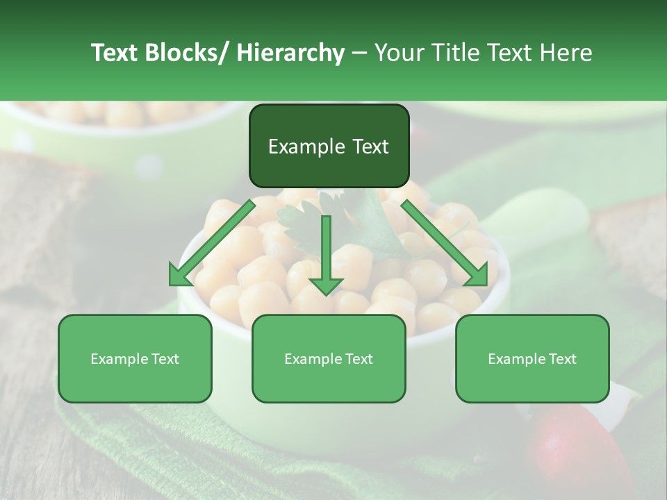 A Green Bowl Filled With Corn On Top Of A Table PowerPoint Template