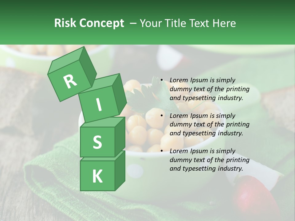 A Green Bowl Filled With Corn On Top Of A Table PowerPoint Template