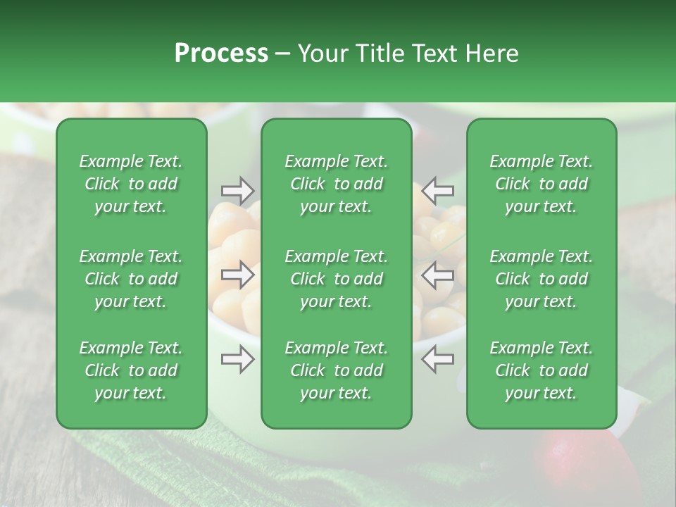 A Green Bowl Filled With Corn On Top Of A Table PowerPoint Template