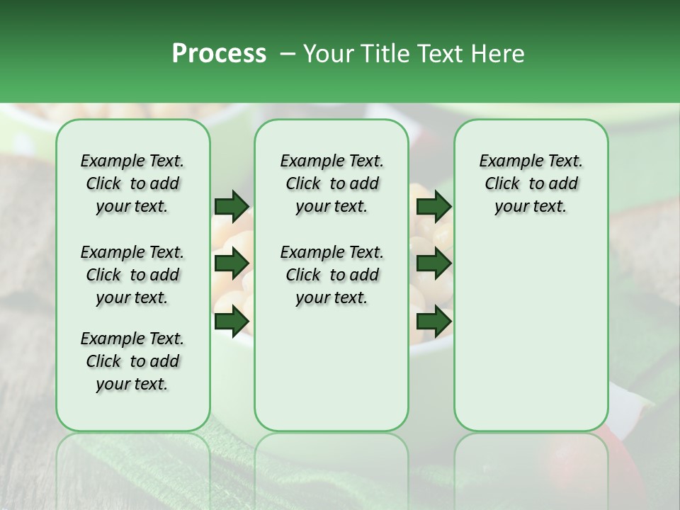 A Green Bowl Filled With Corn On Top Of A Table PowerPoint Template