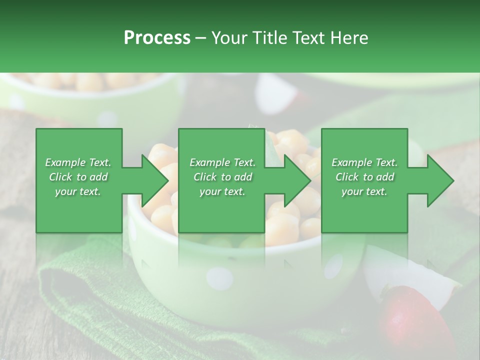 A Green Bowl Filled With Corn On Top Of A Table PowerPoint Template