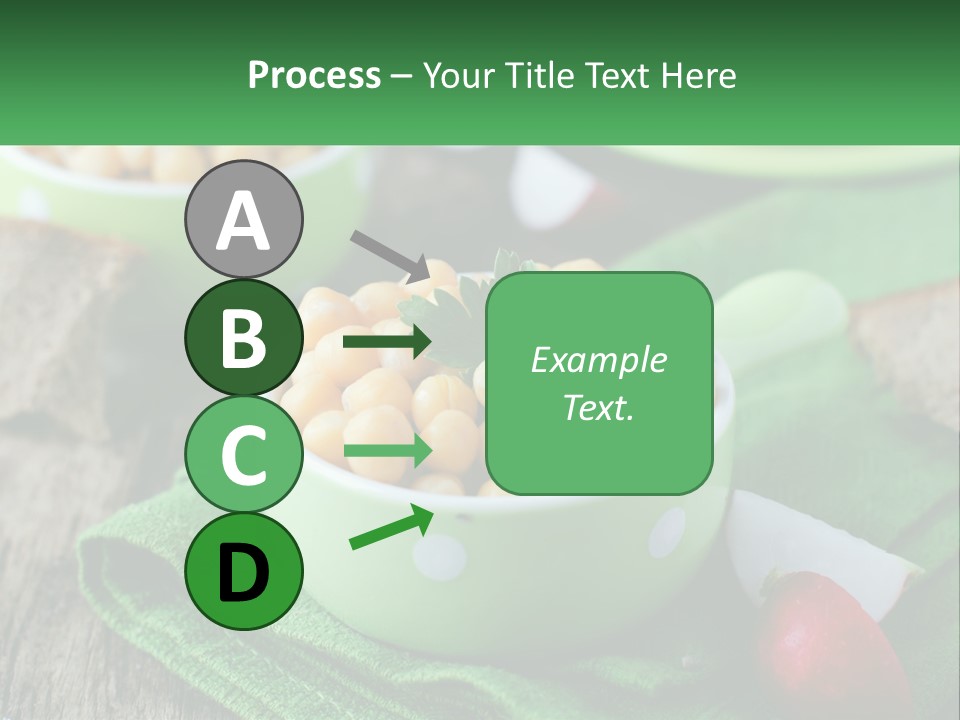A Green Bowl Filled With Corn On Top Of A Table PowerPoint Template