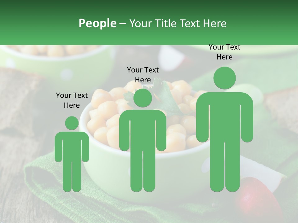 A Green Bowl Filled With Corn On Top Of A Table PowerPoint Template