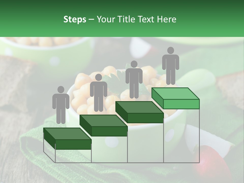 A Green Bowl Filled With Corn On Top Of A Table PowerPoint Template