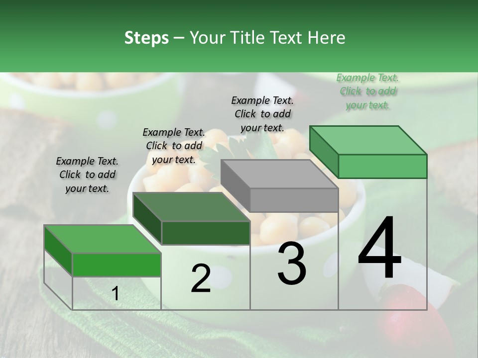 A Green Bowl Filled With Corn On Top Of A Table PowerPoint Template