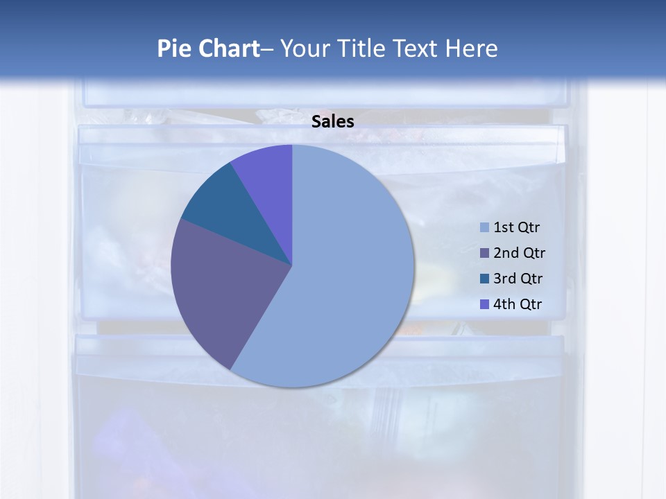 A Refrigerator With Three Bins Of Food Inside Of It PowerPoint Template