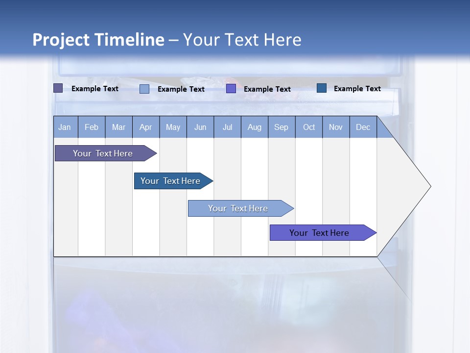 A Refrigerator With Three Bins Of Food Inside Of It PowerPoint Template