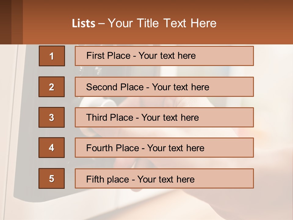A Person Pressing A Button On A Microwave PowerPoint Template