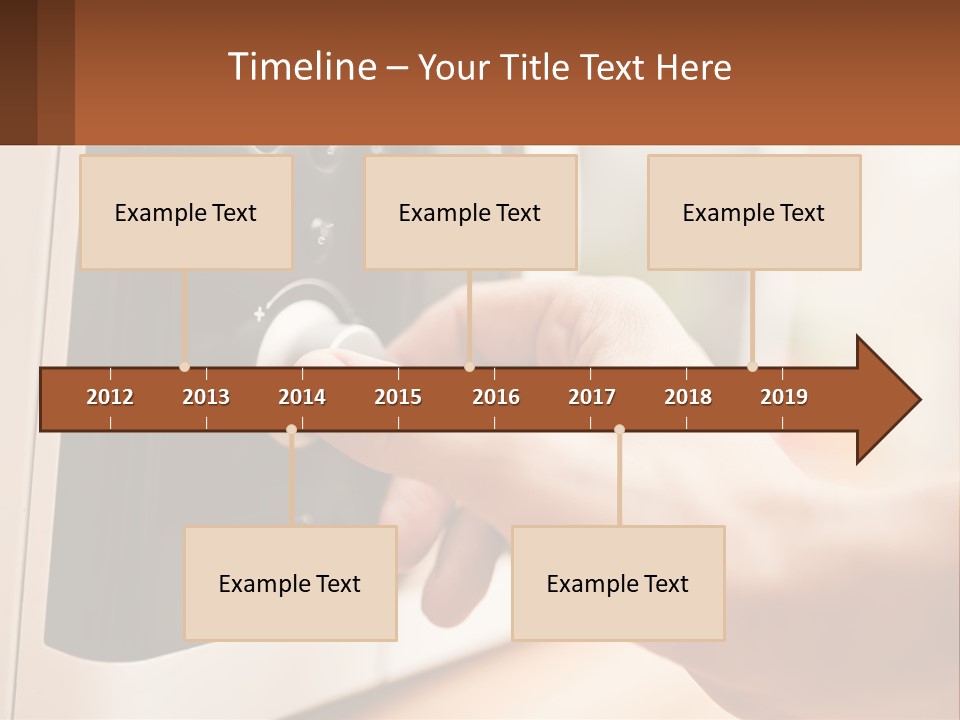 A Person Pressing A Button On A Microwave PowerPoint Template