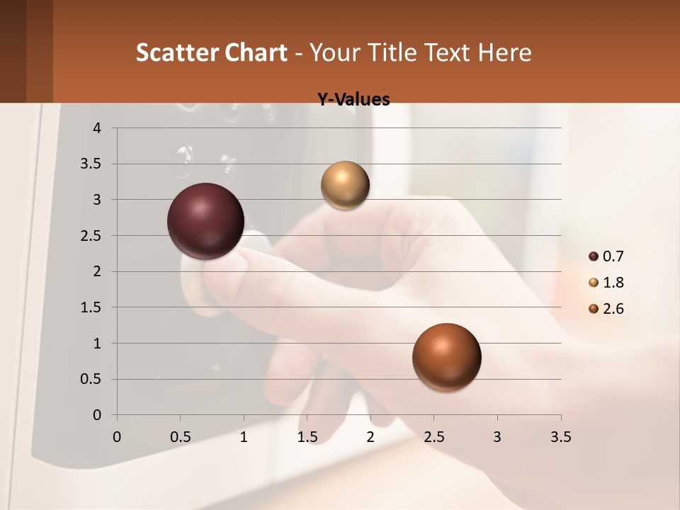 A Person Pressing A Button On A Microwave PowerPoint Template