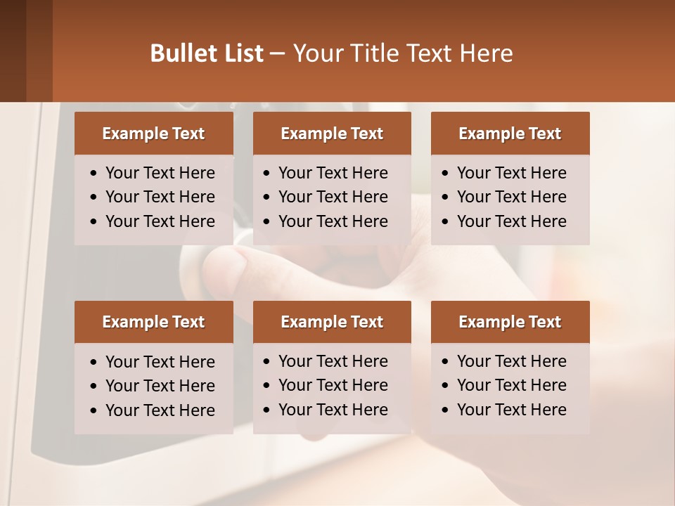 A Person Pressing A Button On A Microwave PowerPoint Template