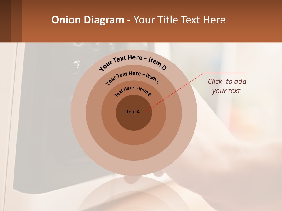 A Person Pressing A Button On A Microwave PowerPoint Template