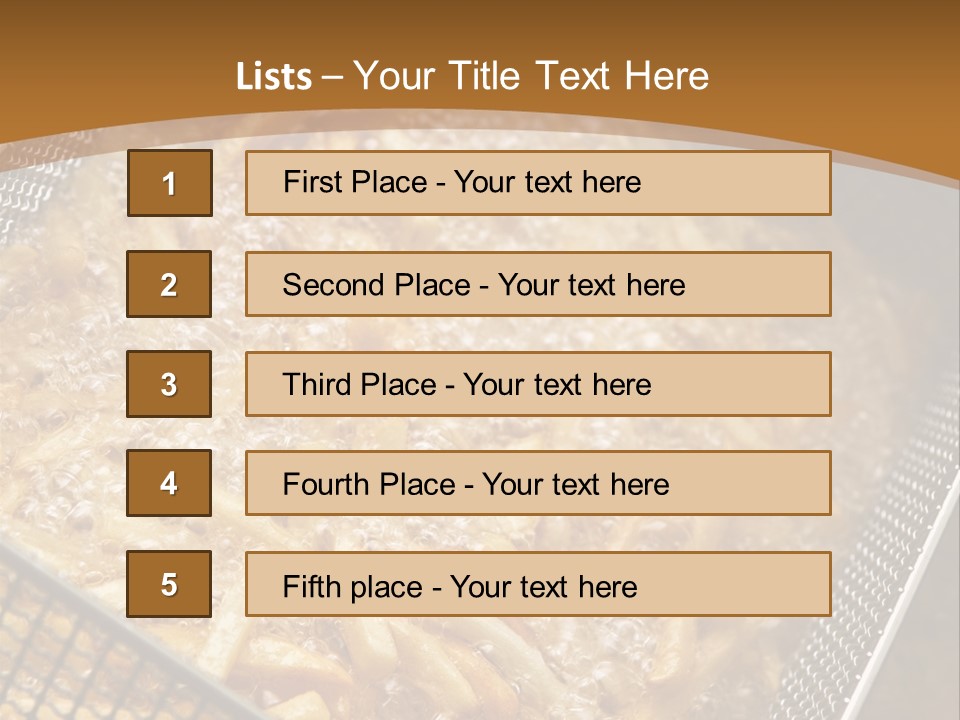 A Frying Pan Filled With Food On Top Of A Stove PowerPoint Template