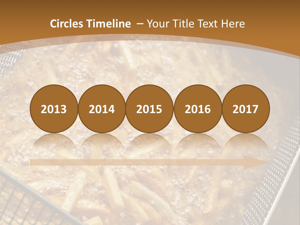 A Frying Pan Filled With Food On Top Of A Stove PowerPoint Template