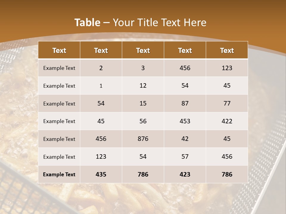 A Frying Pan Filled With Food On Top Of A Stove PowerPoint Template
