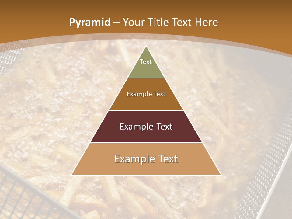 A Frying Pan Filled With Food On Top Of A Stove PowerPoint Template