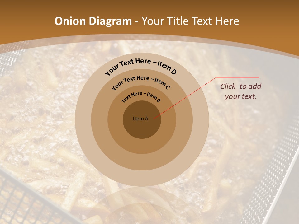 A Frying Pan Filled With Food On Top Of A Stove PowerPoint Template