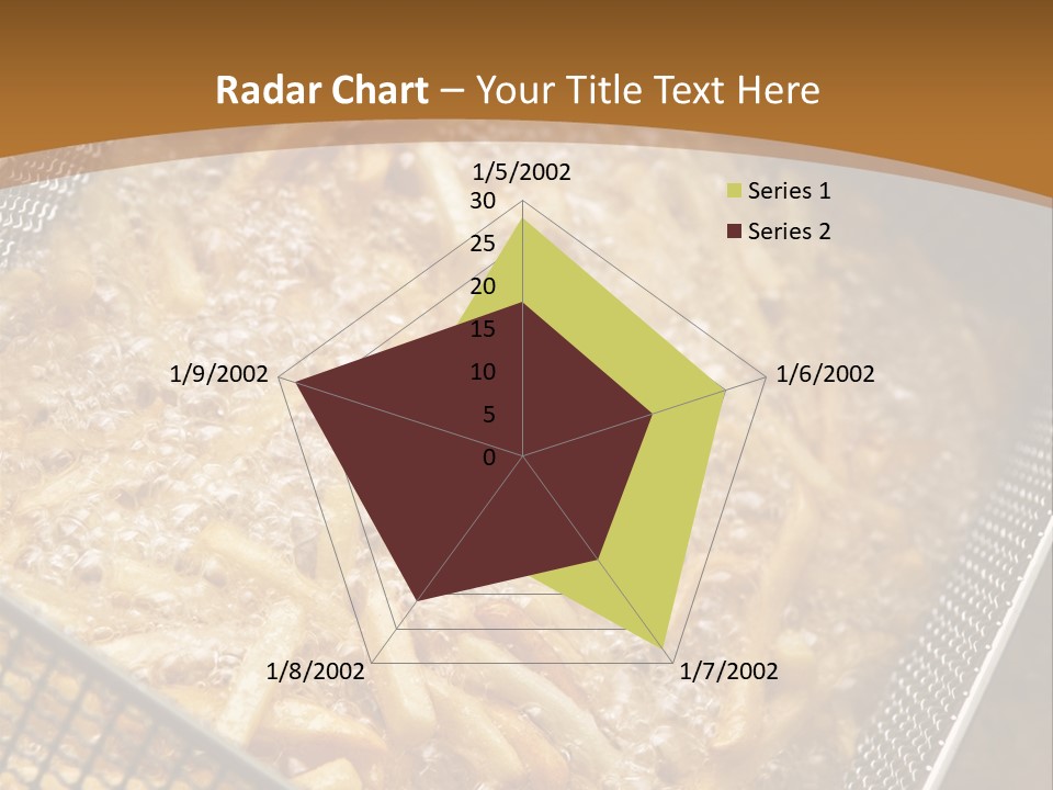 A Frying Pan Filled With Food On Top Of A Stove PowerPoint Template