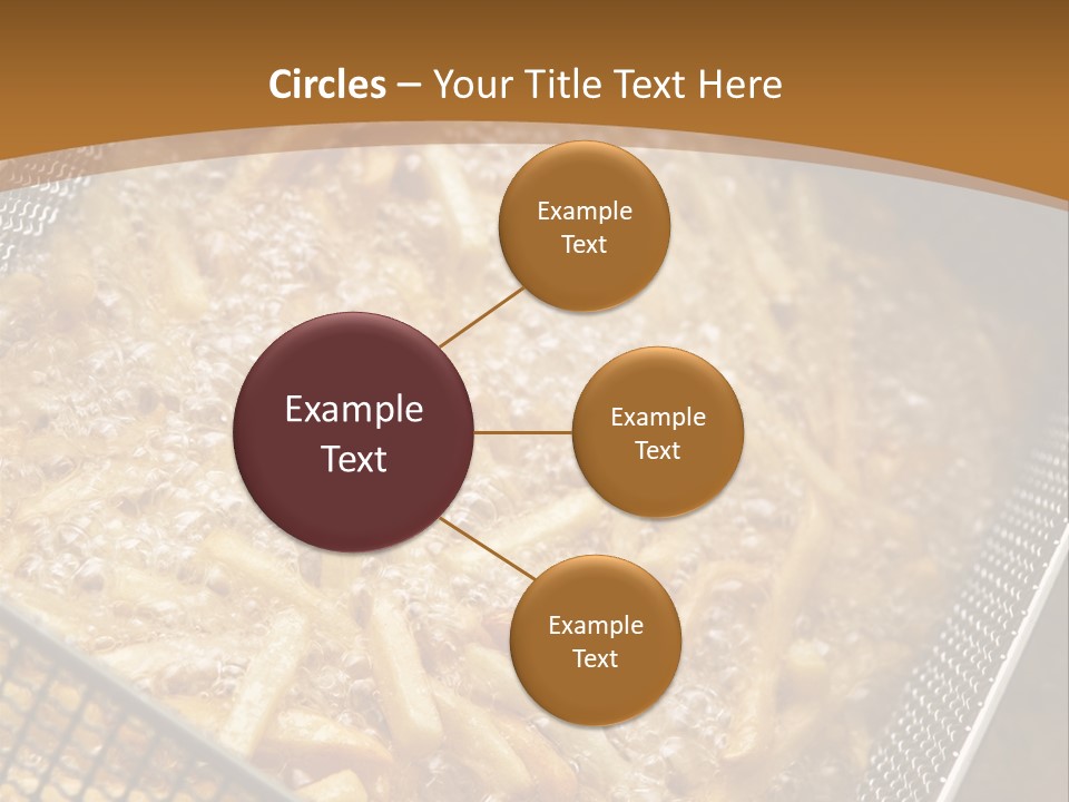 A Frying Pan Filled With Food On Top Of A Stove PowerPoint Template