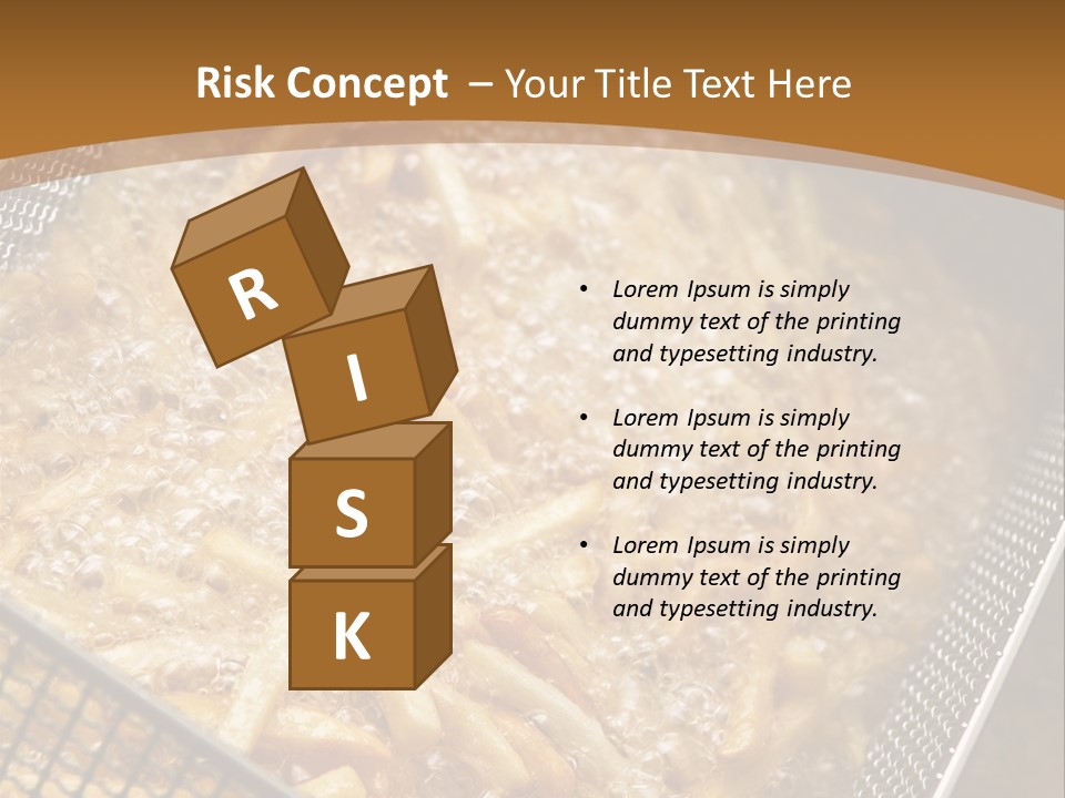 A Frying Pan Filled With Food On Top Of A Stove PowerPoint Template