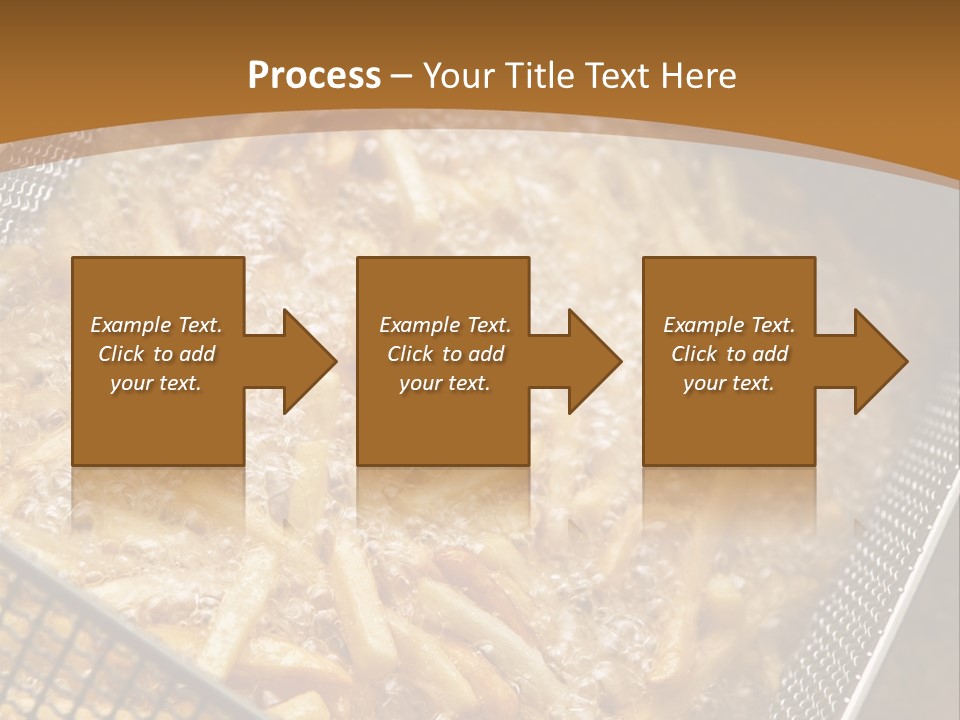 A Frying Pan Filled With Food On Top Of A Stove PowerPoint Template
