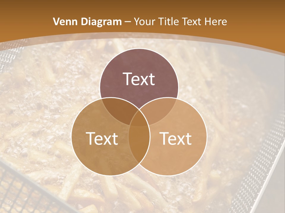 A Frying Pan Filled With Food On Top Of A Stove PowerPoint Template