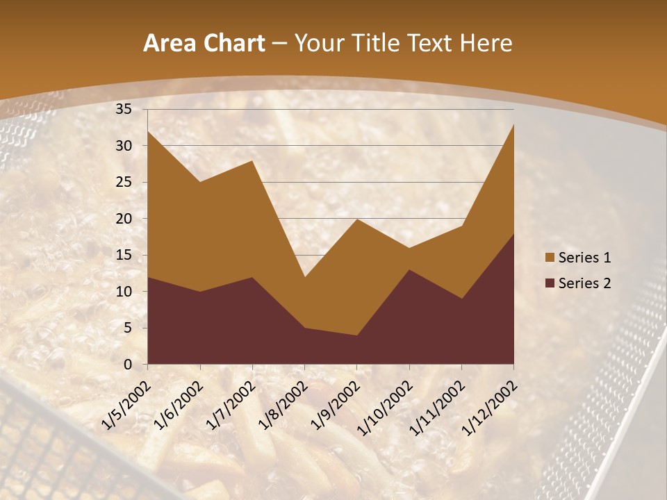 A Frying Pan Filled With Food On Top Of A Stove PowerPoint Template