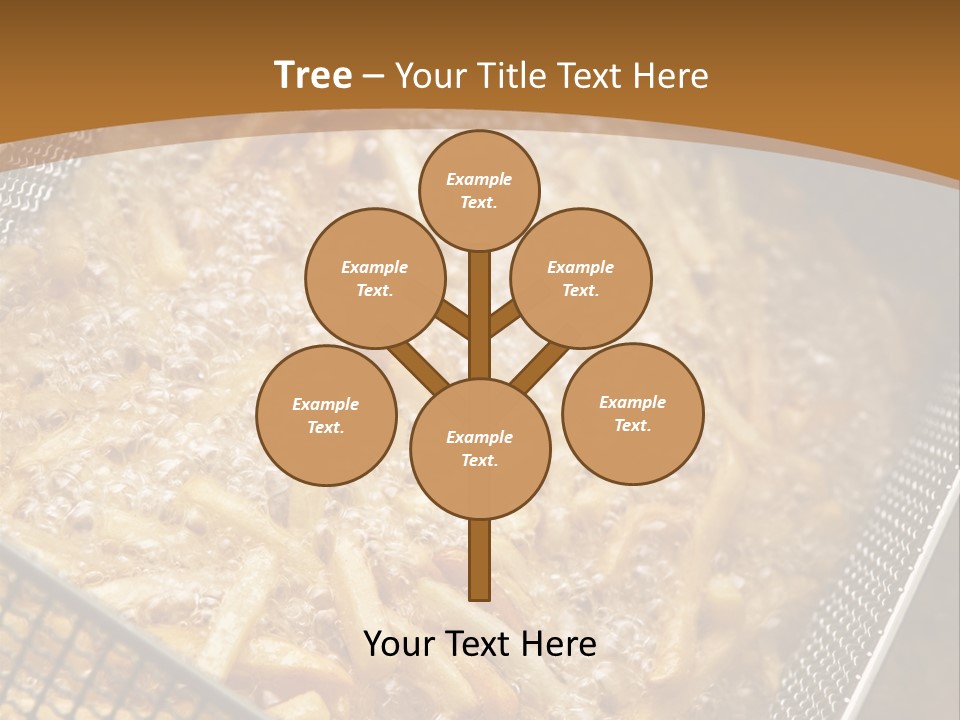 A Frying Pan Filled With Food On Top Of A Stove PowerPoint Template