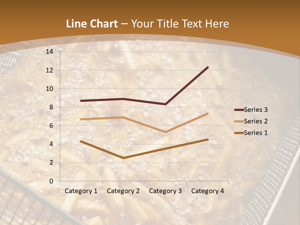 A Frying Pan Filled With Food On Top Of A Stove PowerPoint Template