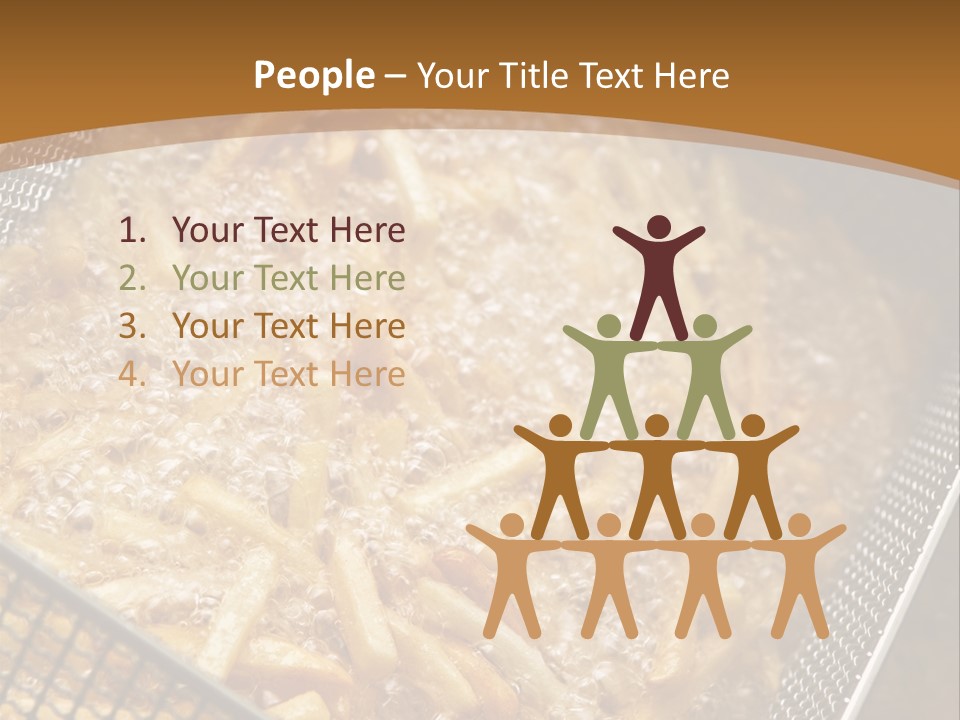 A Frying Pan Filled With Food On Top Of A Stove PowerPoint Template