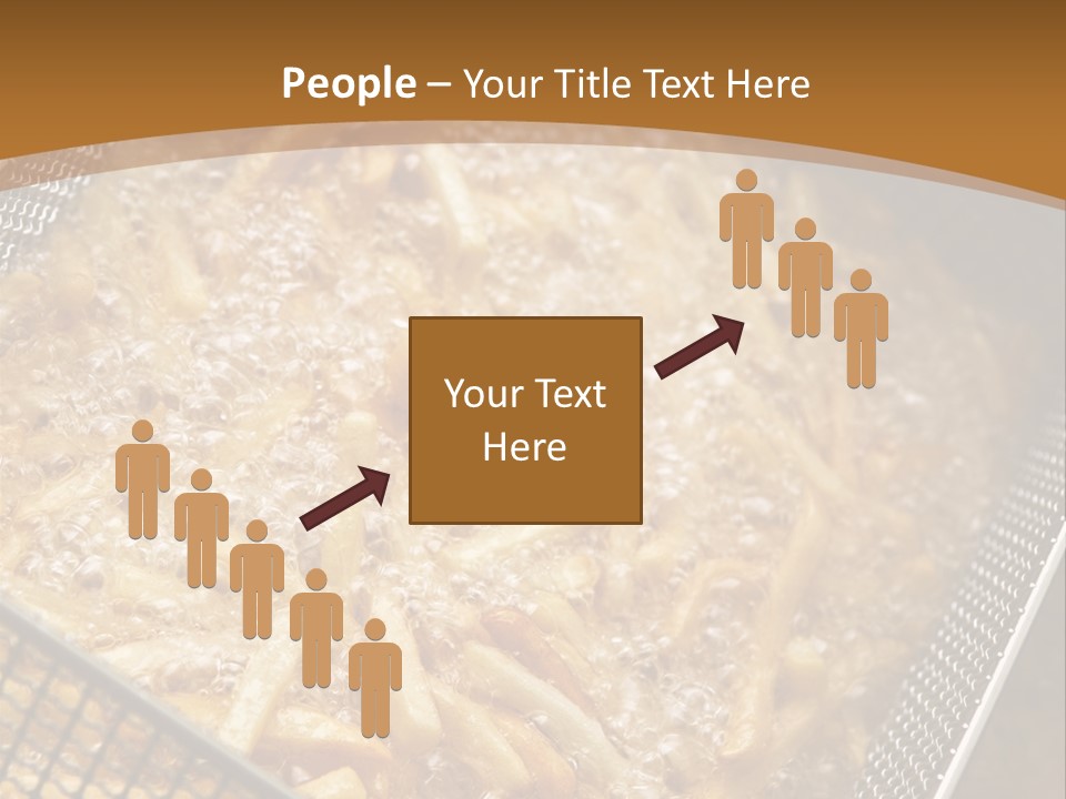 A Frying Pan Filled With Food On Top Of A Stove PowerPoint Template