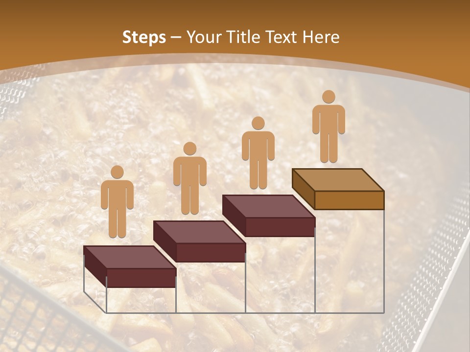 A Frying Pan Filled With Food On Top Of A Stove PowerPoint Template